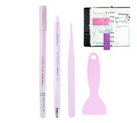 Barra de pegamento para scrapbooking, juego de 4 barras de pegamento, herramientas manuales de secado rápido para contabilidad manual, arte de papel, fabricación de tarjetas y diversas manualidades