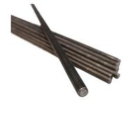 Barra de perno de titanio puro, tachonado de M3, M4, M5, M6, M8, M10, M12, M14, M16, M18, M20, M22, M24, barra roscada completa métrica(10pcs,M22x500mm)