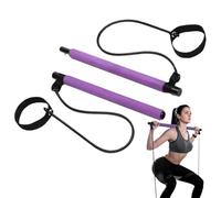 Barra de pilates Fusion de 35,8 cm, ligera, elástica, dispositivo de ejercicio de resistencia, dispositivo de fitness portátil, equipo de entrenamiento de fácil instalación para mujeres, hombres