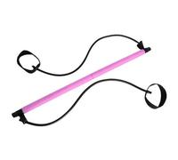 Barra de Pilates Fusion Estirada, Barra de Pilates Multifuncional Desmontable con Bandas Resistencia para Mujeres en casaBarra Fusion Estirada