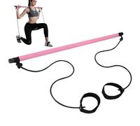 Barra de pilates multifuncional: fusión elástica para esculpir de 90 cm, fusión de escultura portátil, equipo de gimnasio de fácil instalación, barra de entrenamiento de resistencia total del cuerpo
