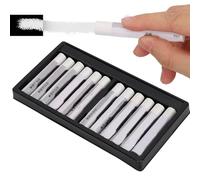 Barra de pintura al óleo blanca, 12 piezas de crayones de colores pastel al óleo solubles en agua, varillas de arte suaves y mezclables, pluma de dibujo, herramienta de pintura de