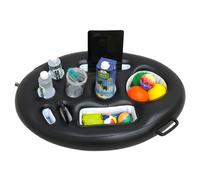 Barra de Piscina Inflable 29.5x19.7x4.7 Bandeja Flotante portátil Flotante de enfriamiento múltiple de Uso múltiple con Mango para Fiestas en la Piscina, Playa y bañera de hidromasaje, Bar Inflable