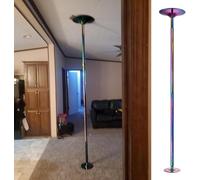 Barra de pole dance para el hogar, barra giratoria profesional, barra de prácticamento/club, barra giratoria estática de 45 mm, barra de baile giratoria, color 2,3 m 2,74 m / 7,3 pies 9 pies