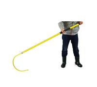 Barra de poste que salva vidas de seguridad eléctrica, gancho aislado de emergencia de alto voltaje, for uso de protección contra incendios de electricistas linieros(Yellow,3 meters)