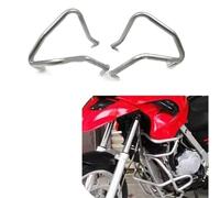 Barra de protección Barra Protectora para Motocicleta, Protector De Motor Y Carenado, Protección De Chasis, Barra De Choque para BMW F 650 GS 1999-2007 2006 2005 2004 2003 2002 2001 2000(Silver)