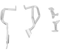 Barra de protección carretera para motocicleta CRF1100L para África para Twin 2020-2022, superior e inferior Parachoques de motocicleta(Sliver Lower)