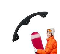 Barra de protección para snowboard, barra de parachoques de snowboard, tira anticolisión curvada para snowboard, protección de bordes de snowboard, tira de parachoques fácil de usar para jóvenes y