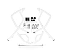 Barra de protección Protector De Motor Y Parachoques para Ducati DesertX 2022 2023 2024 Defensas Superiores E Inferiores Motocicleta. Piezas Protección(White)