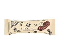 Barra de proteína vegana de lujo con frambuesas y chocolate, 55 g.