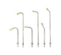 Barra de pulverización para lavadora de alta presión con boquilla en forma de U de 30°/90°/1/10.2 cm conexión rápida para postes de extensión de cobre y acero inoxidable, vara de limpieza de largo