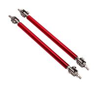Barra de Puntal Divisor de Labio de Parachoques, Biela de Parachoques de Coche Duradera Retráctil Resistente a Impactos de Alta Resistencia (rojo)