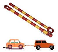 Barra de Remolque de Alta Resistencia para automóviles: Barras de Remolque de Acero, Capacidad de 50 toneladas, Amortiguador de Seguridad, anticolisión, Asistencia en Caso de avería, aptas p