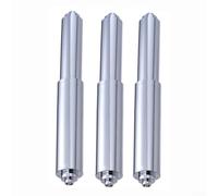 Barra de repuesto para soporte de papel higiénico, paquete de 3, barra de rodillo de resorte ajustable de 110 a 170 mm, soporte de rollo de papel de plástico resistente con acabado cromado para baño