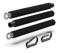 Barra de resistencia portátil, barra de pilates acolchada, barra de resistencia para bandas de resistencia, barra de resistencia para entrenamiento, barra de máquina de doble cable, accesorio de cable