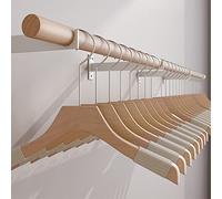 Barra de Ropa montada en la Pared del Perchero, Soporte de exhibición de Ropa al por Menor Varilla Colgante Multiusos, Inicio/Perchero Comercial Toallero