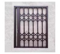 Barra de seguridad para ventana corrediza resistente, puerta de red plegable antirrobo para prevención de robos al aire libre