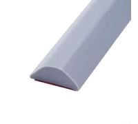 Barra de sellado de bandeja de ducha 100CM Barrera de agua de silicona para piso de habitación húmeda con instalación flexible y material resistente (gris)