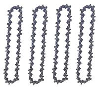 Barra de sierra 6 pulgadas, eléctrica 1/4"P, 37 nudos, 18 cuchillas, guía repuesto for mini motosierra, cadena acero, herramienta jardinería(4pcs 6-inch Chain)