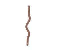 Barra de silicón curva con peso para ejercicio | Barra ergonómica para entrenamiento de fuerza y pilates | Accesorio fitness ideal para tonificación y resistencia (Avellana, 25 LB)