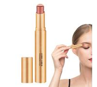 Barra de Sombra de Ojos, 3 Colores en 1 Lápiz de Sombra de Ojos en Crema Su-ave, Barras de Sombra de Ojos Prácticas Impermeables con Brillo, para Niñas y Mujeres