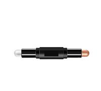 Barra de sombra de ojos con purpurina de dos colores, resistente al agua, alta pigmentación, brillo de larga duración, sombra de ojos colorida, maquillaje en lápiz (Color : Brown rose red)