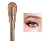 Barra de sombra de ojos de doble punta, 10 colores, con pincel de esponja, lápiz de sombra de ojos duradero nacarado, cosméticos de maquillaje portátiles for contornear (Color : 07 eyeshadow)