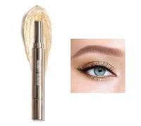 Barra de sombra de ojos de doble punta, 10 colores, con pincel de esponja, lápiz de sombra de ojos duradero nacarado, cosméticos de maquillaje portátiles for contornear (Color : 08 eyeshadow)