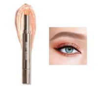 Barra de sombra de ojos de doble punta, 10 colores, con pincel de esponja, lápiz de sombra de ojos duradero nacarado, cosméticos de maquillaje portátiles for contornear (Color : 02 eyeshadow)