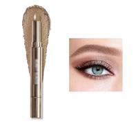 Barra de sombra de ojos de doble punta, 10 colores, con pincel de esponja, lápiz de sombra de ojos duradero nacarado, cosméticos de maquillaje portátiles for contornear (Color : 04 eyeshadow)