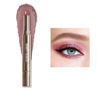 Barra de sombra de ojos de doble punta, 10 colores, con pincel de esponja, lápiz de sombra de ojos duradero nacarado, cosméticos de maquillaje portátiles for contornear (Color : 10 eyeshadow)