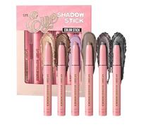 Barra de Sombras de Ojos Cremosa con Brillo | Lápiz Iluminador De Sombra De Ojos,Larga Duración Antimanchas Para Mujeres Niñas Y Regalos