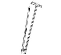 Barra de sonda de muestreo de suelo, sonda de acero inoxidable para muestreo de granos, cemento y fertilizantes, diseño plegable con múltiples extensiones