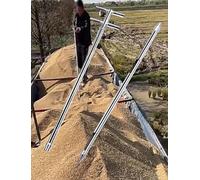 Barra de sonda de muestreo de suelo, sonda de acero inoxidable para muestreo de granos, cemento y fertilizantes, diseño plegable con múltiples extensiones