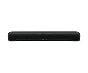 Barra de sonido compacta Yamaha SR-C20A con subwoofer integrado y Bluetooth, color negro. Ideal para audio de alta calidad.