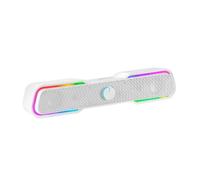 Barra de sonido mars gaming msbx 10w rgb blanca