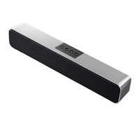 Barra de sonido con subwoofer integrado para escritorio o espacios pequeños, sonido envolvente, diseño compacto, múltiples opciones de