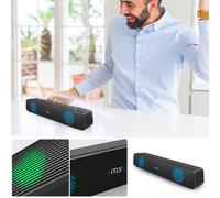 Barra de sonido con subwoofer integrado y Bluetooth 5.0