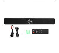 Barra de sonido de alta potencia con radiadores pasivos, múltiples modos DSP, conexión Bluetooth, sonido envolvente, fácil configuración y