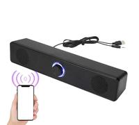 Barra de Sonido Inalámbrica - Reproductor De Música Para Mesa - Altavoz Inalámbrico Para El Escritorio | Para Los Entusiastas Del Cine Oyentes De Música Apartamento Salón Dormitorio Oficina Gimnasio