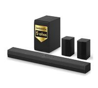 Barra de Sonido - LG S40TR, Bluetooth, 400W, 4.1 Canales con subwoofer, altavoces traseros para cine en casa, Dolby Digital, DTS Digital Surround , Negro - S40TR.DESB