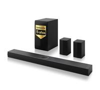 Barra de Sonido - LG S70TR, Bluetooth, 500W, 5.1.1 Canales con Subwoofer, altavoces traseros para cine en casa, Dolby Atmos, DTS:X, Negro - S70TR.DESB