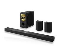 Barra de Sonido - LG S95TR, Bluetooth, 810W, 9.1.5 Canales con subwoofer, altavoces traseros para cine en casa, Dolby Atmos, DTS:X, IA Ready, Negro - S95TRSP.DESB