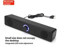Barra de sonido para PC, altavoz inalámbrico Bluetooth con alimentación USB para TV, PC, portátil, juegos, sistema de audio de cine en casa