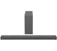 Barra de sonido ultradelgada de metal HSD210K6 de 2.1 canales y 120 W con subwoofer - HAIER