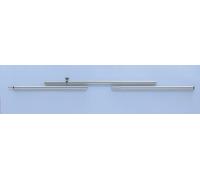 Barra de soporte aluminio 25 mm 110 - 200 cm berger