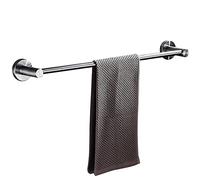 Barra de soporte de pared de acero inoxidable cepillado de 100 cm para cocina, baño, inodoro, barra de agarre individual disponible en tamaños de 80 cm, 90 cm, 110 cm y 120 cm