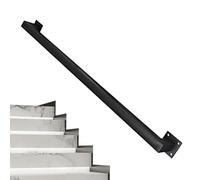 Barra de soporte de seguridad para escaleras de 30 a 450 cm, para interiores y exteriores, pasillo, ático, terraza, balcón (120 cm / 4 pies) - & Secure.