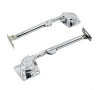 Barra de soporte hidráulica para puerta de gabinete, aleación de zinc ajustable y puntal de gas de acero laminado en frío para armarios abatibles, amortiguador de bisagra de cierre suave silencioso