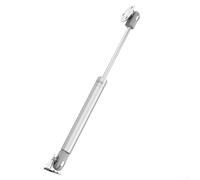 Barra de soporte hidráulico para elevación de asiento de motocicleta con material de aleación de aluminio sólido y asiento de émbolo para un movimiento suave (plata)